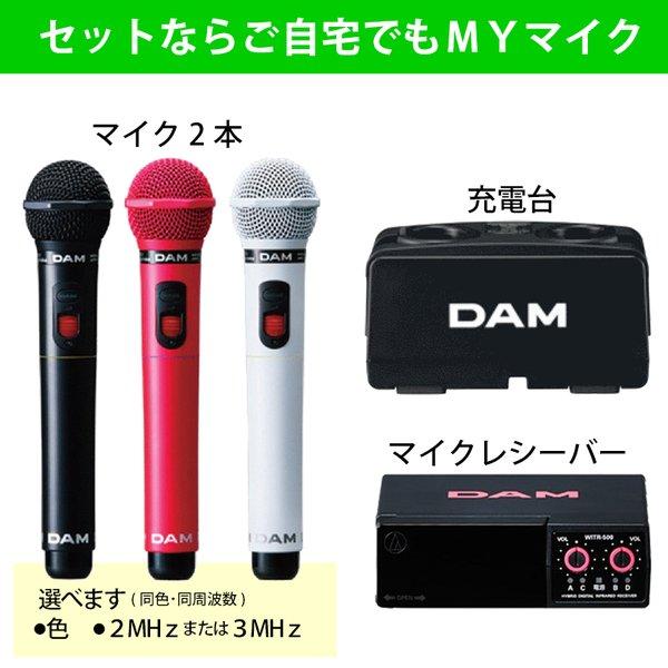 第一興商 赤外線 ワイヤレスマイクロフォンセット WITM-500 or WITM-550 マイク2本 充電器 レシーバ DAM 正規代理店 送料無料