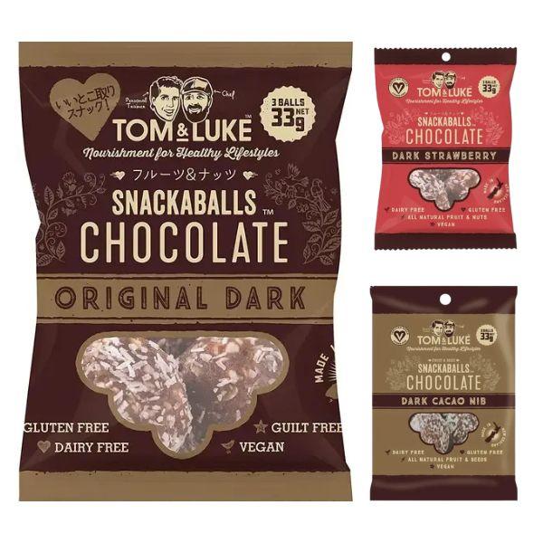 TOM & LUKE 新感覚のギルトフリーチョコレート フルーツ＆ナッツチョコレートボール33g【店頭受取も可 吹田】