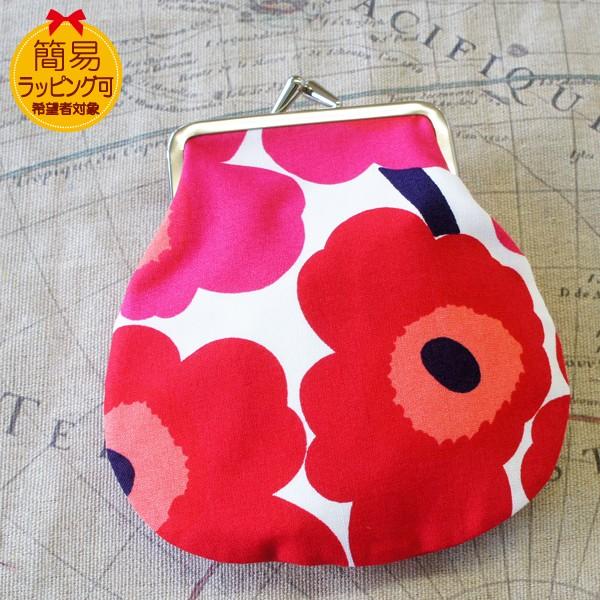 marimekko（マリメッコ） がま口ポーチ PIENI KUKKARO PURSE MINI