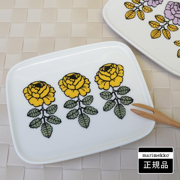 marimekko（マリメッコ） プレート（角皿） VIHKIRUUSU