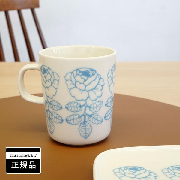 マリメッコ marimekko ヴィヒキルース oiva マグ ペア マリメッコ marimekko ＜Vihkiruusu＞マグカップ400ml（スモーキー