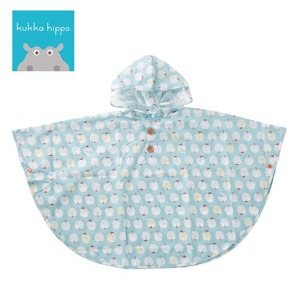 他サイト： クッカヒッポ kukka hippo レインポンチョ90cm リンゴ【店頭受取も可 吹田】の商品画像