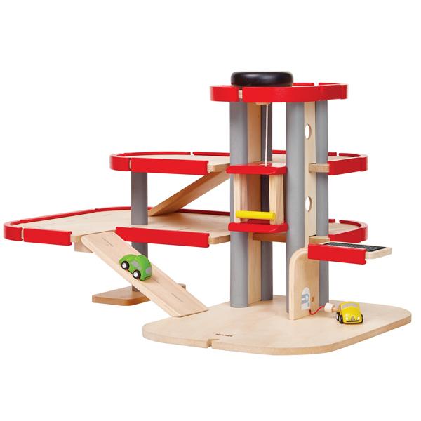 プラントイ 木のおもちゃ PlanCityパーキングガレージ3（3歳から）【店頭受取も可 吹田】