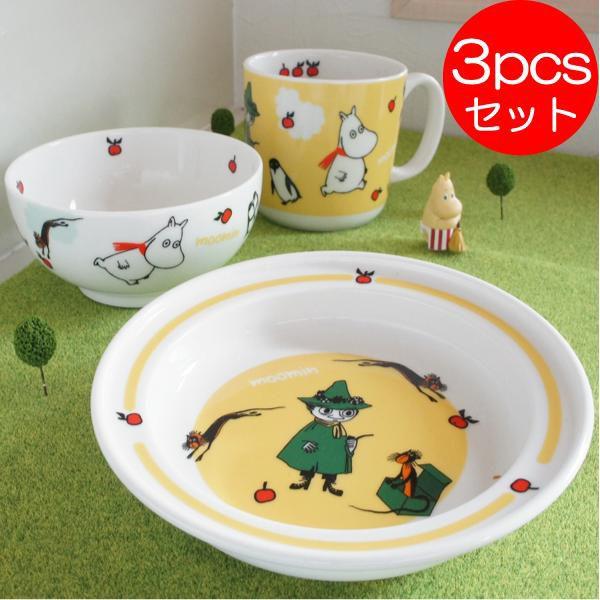 ムーミン 陶器の子供用食器3ピースセット プレート お茶碗 マグカップ 店頭受取も可 吹田 Ykmm モットズット ヤフー店 通販 Yahoo ショッピング