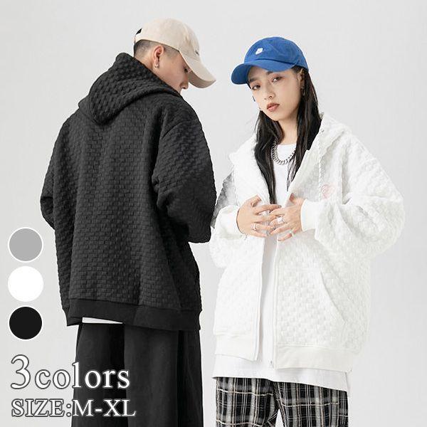 パーカー レディース トップス チェック ワッフルパーカー アメカジ リンクコーデ アウター フード付き ジップアップ 長袖 カジュアル 秋 冬 トップス レディー Moulin直販 ヤフーショップ 通販 Yahoo ショッピング