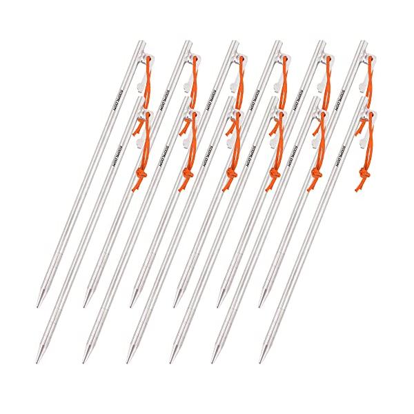 サイズ：全長25cmｘ直経7.5mm、軽さは約50g、3本/4本/6本/8本/12本/16本のセットから選べ、８本入り以上のセットには専用収納バッグが付いております。材質：強度高いチタン合金を採用となります。特徴：チタンという素材が十分な強...