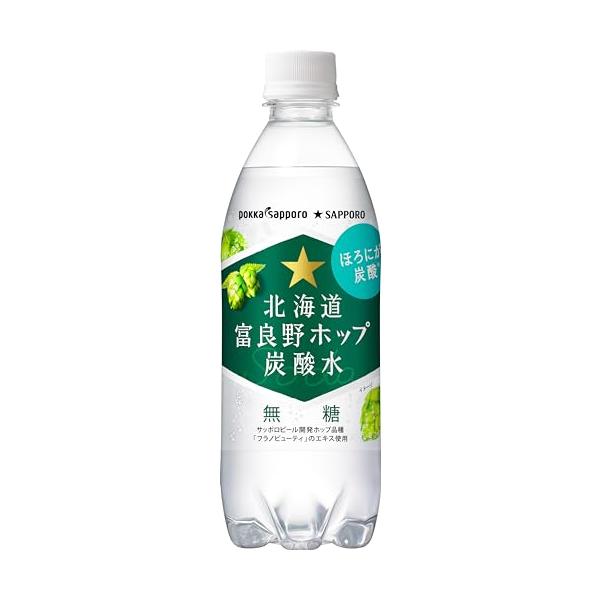 TOCHIとCRAFT ポッカサッポロ 北海道富良野ホップ炭酸水 500ml × 24本
