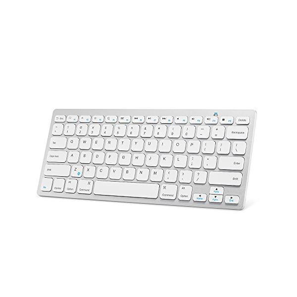 Anker ウルトラスリム Bluetooth ワイヤレスキーボード iOS/Android/Mac/Windows対応/長時間稼働 ホワイト テレワーク リモート 在宅勤務