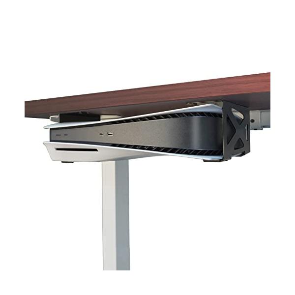 他サイト： Monzlteck デスク下ホルダー PS5用 ステルスマウント プレイステーション5ディスク&amp;デジタルエディションコンソールに対応の商品画像