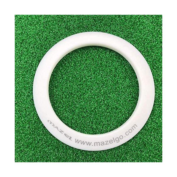 パター練習用の簡易ゴルフカップです。シンプルなホールです。簡単に設置して簡単にかたずけられます。軽量、小型、携帯に便利です。サイズ：外寸直径158mm、内寸直径108mm、高さ8mm、重さ55g材質：シリコン