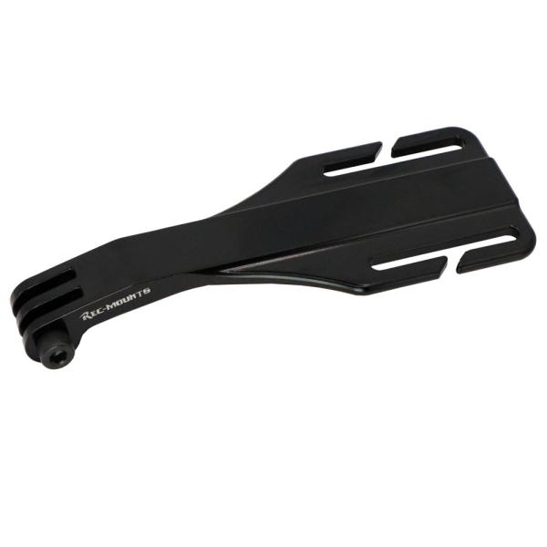 [レックマウント] ライドオンサドルバッグ1・2専用 拡張 ゴープロインターフェイス マウントベース【SaddleBag-RailGP】