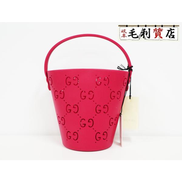 GUCCI（グッチ） チルドレンズ 723051 バケットバッグ フューシャ