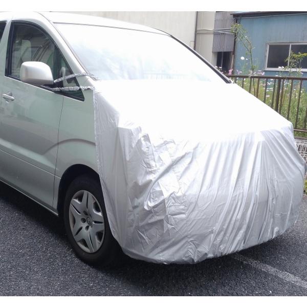 Automan オートマン ボンネットカバー 大型ミニバン車用 汎用タイプ シルバー カーカバー フロント保護カバー ボンネットの保護に Acv 02 Buyee Buyee 日本の通販商品 オークションの代理入札 代理購入