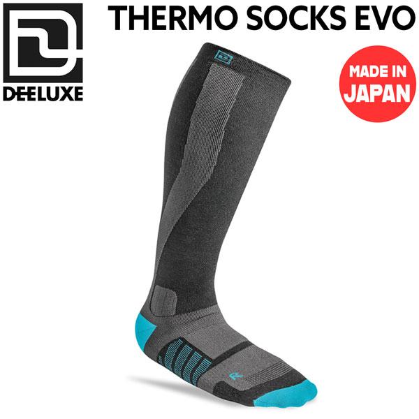 ●BRAND : DEELUXE(ディーラックス)●品番 : 0DELX-7025-0008●品名 : THERMO SOCKS EVO●カラー : BLK/BLU●サイズ : S（22〜24cm）M（24〜26cm）L（26〜28cm）●...