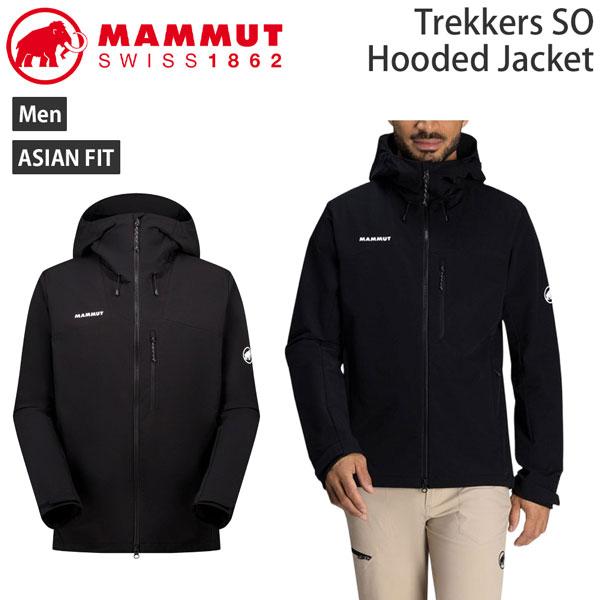 マムート トレッカーズソフトシェルフーデッドジャケット MAMMUT TREKKERS SO HOODED JACKET AF MEN BLACK