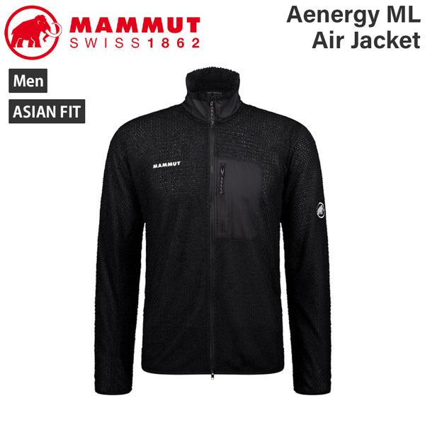 MAMMUT AENERGY ML AIR JACKET AF MEN 0001 BLACK マムート エナジーMLエアジャケット メンズ ブラック ミッドレイヤー ジャケット フリース