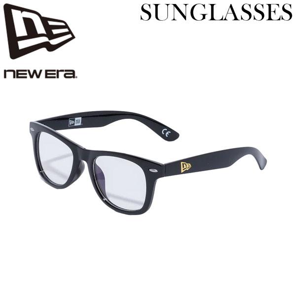 ニューエラ サングラス ウェリントン NEW ERA SUNGLASSES シャイニーブラック/ライトブルー