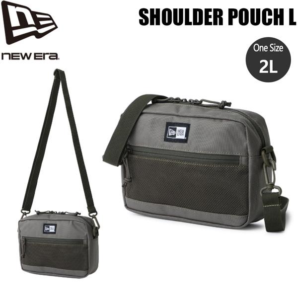 ニューエラ ポーチ NEW ERA ショルダーポーチ L オリーブ 約2L