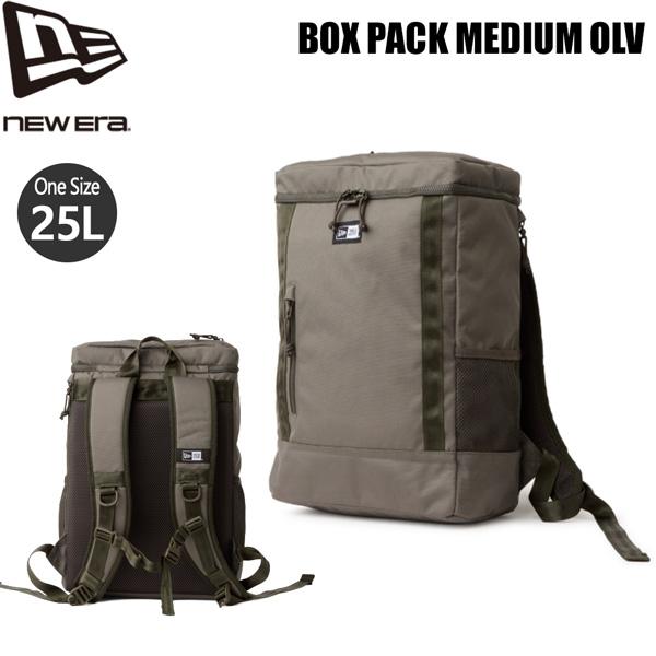 ニューエラ バックパック NEW ERA ボックスパック MEDIUM オリーブ リュック 約25L