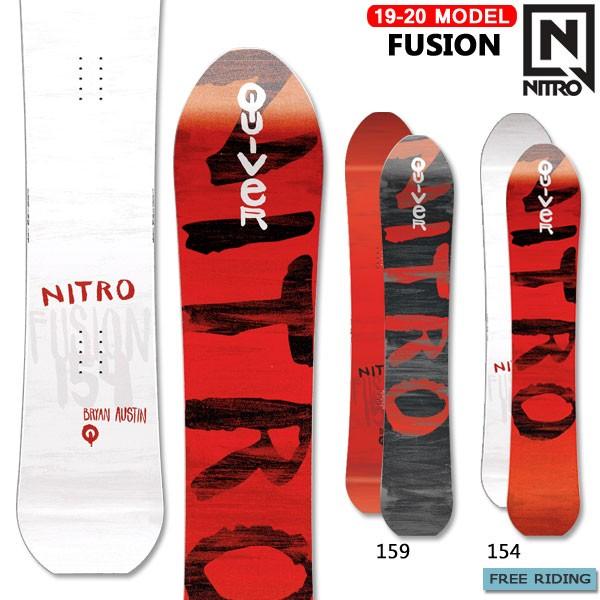 スノーボード 板 19 Nitro Fusion ナイトロ フュージョン フリーライド パウダー カービング 19 Bo Ntr