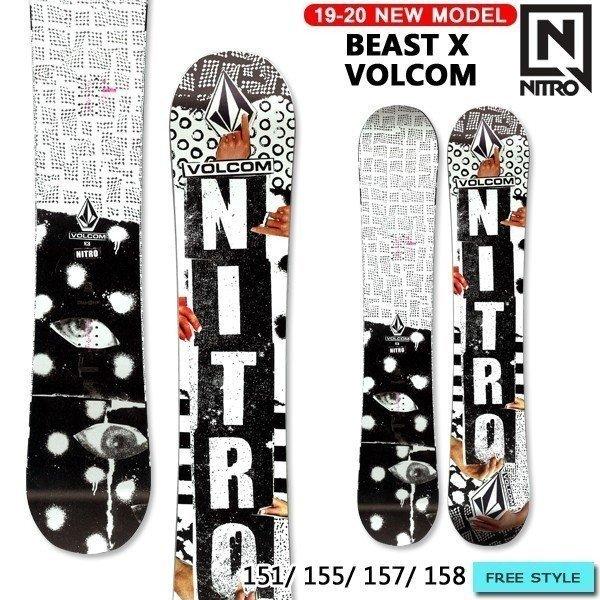 スノーボード NITRO BEAST×VOLCOMコラボ ボルコム ビースト