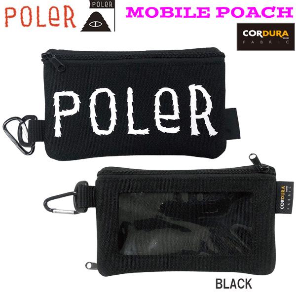 【正規代理店商品】●BRAND ：POLER (ポーラー)●品番：223MCV0064●品名：MOBILE POACH モバイルポーチ●カラー：BLACK
