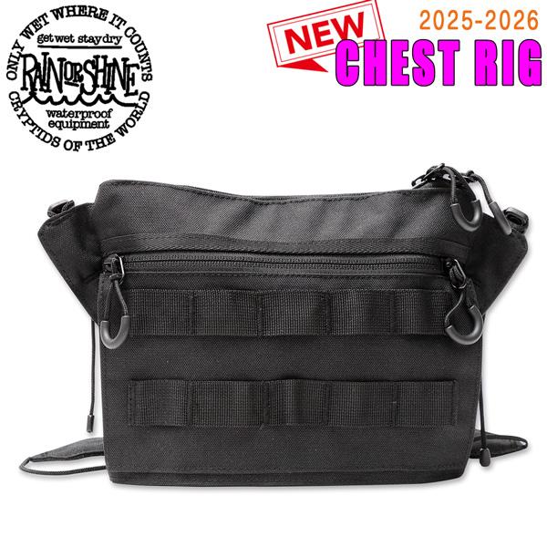 【正規代理店商品】●BRAND : RAIN OR SHINE レインオアシャイン●品名 : CHEST RIG チェストリグ●カラー : BLACK●サイズ : H170 x W230 x D50  25-26 レインオアシャイン チェス...