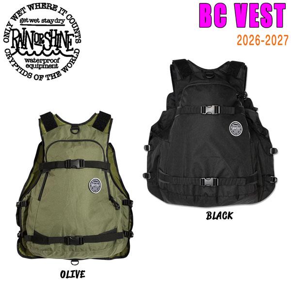 �\�� 26-27���f�� RAIN OR SHINE ���C���I�A�V���C�� BC VEST �r�[�V�[�x�X�g �o�b�N�J���g���[ �x�X�g �X�m�[�{�[�h �o�b�N�p�b�N ���K�i ���i�摜