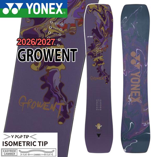 YONEX（ヨネックス） 予約 26-27 YONEX GROWENT グローエント
