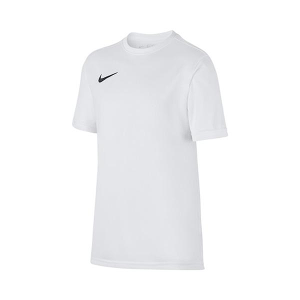 ナイキ ジュニア サッカー 半袖プラシャツ NIKE Park 7 子供用 Dri-Fit プラクティスシャツ ホワイト 練習着 メール便配送