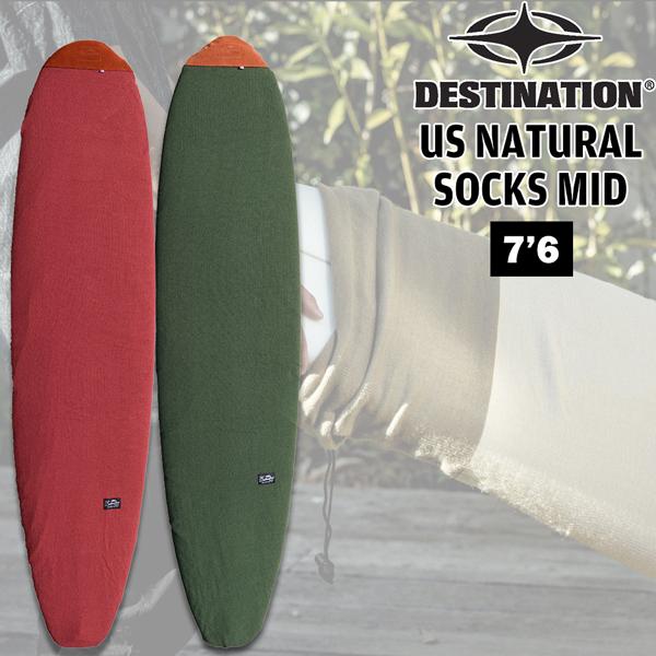 【正規取り扱い店】●BRAND：DESTINATION(デスティネーション)●品　番：DS-0404076●品　名：USナチュラルソックス ミッド 7’6●color :D.GRND.RED●size : W50cm(70cm)
