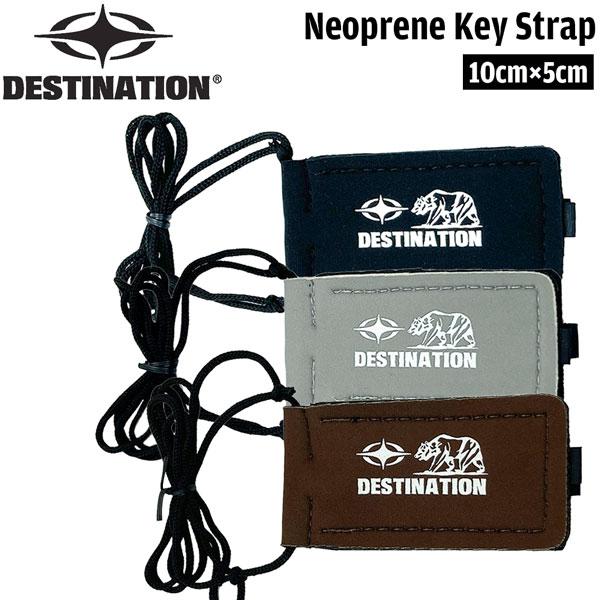 【正規取り扱い店】●BRAND ：DESTINATION (デスティネーション)●品　番： DS-0500405 ●品　名： ネオプレーン キーストラップ BEAR ●color :BLKBROWNGRAY●size : 10cm×5cm