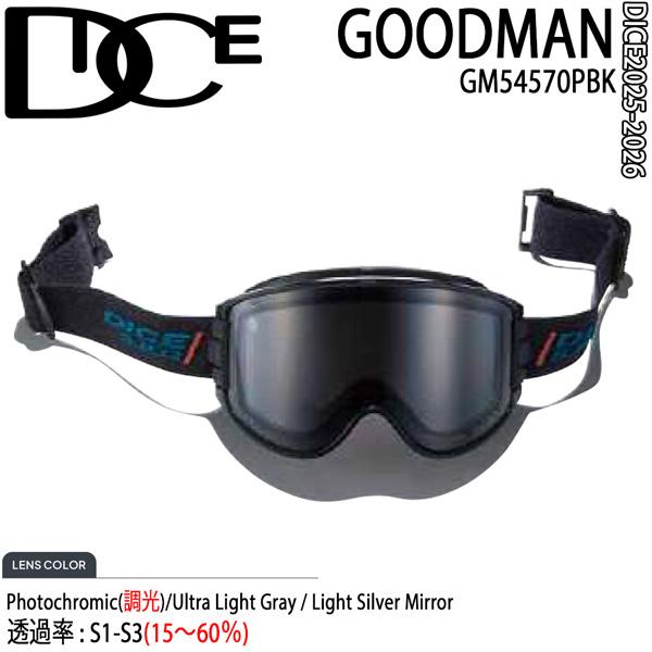 スキー・スノーボードアクセサリー DICE goodman 25-26 DICE/ダイス GOODMAN LIMITED MODEL グッドマン