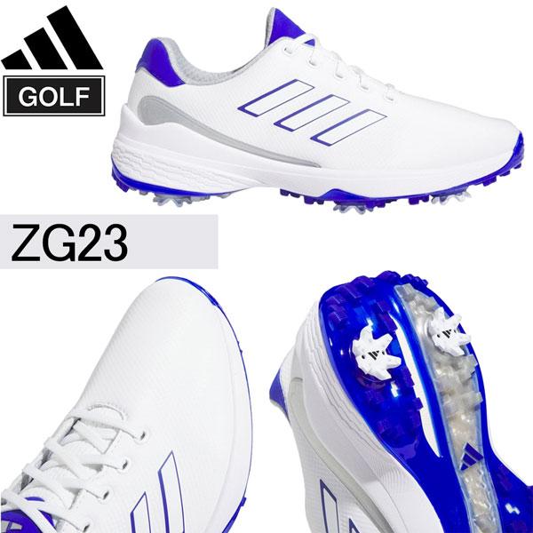 adidas アディダス ゴルフシューズ ZG23 男性用 スパイクレス WH