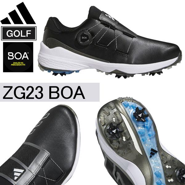 adidas ゴルフシューズ ブラック zg23 adidas ZG23 Golf Shoes Core Black/Dark Silver Metallic