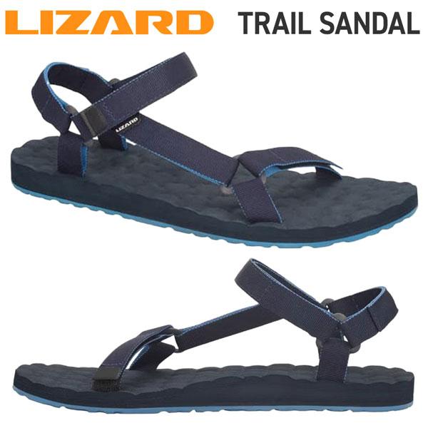 値下げ リザード LIZARD TRAIL ネイビー アウトドアサンダル