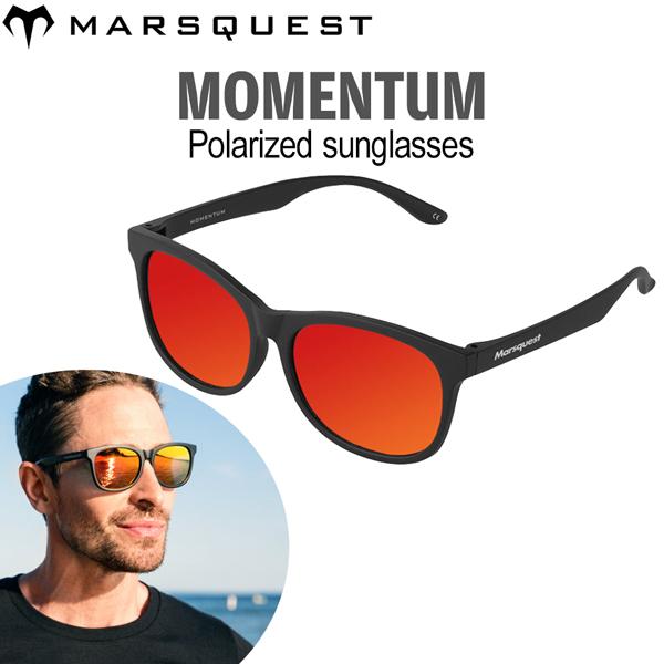 マーズクエスト モーメンタム カーボンブラックｘネオンレッド MARSQUEST MOMENTUM Carbon Black x Neon Red 眼鏡 サングラス