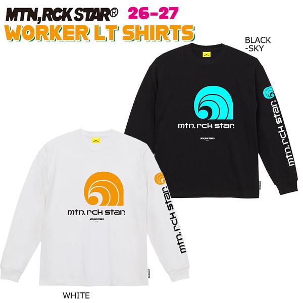 26-27 MOUNTAIN ROCK STAR マウンテンロックスター WORKER LT SHIRTS ワーカー ロングスリーブTシャツ ロンT 長袖Tシャツ アパレル 正規品