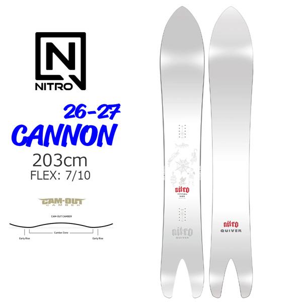 NITRO（ナイトロ） 予約 26-27 NITRO CANNON 203 スノーボード 