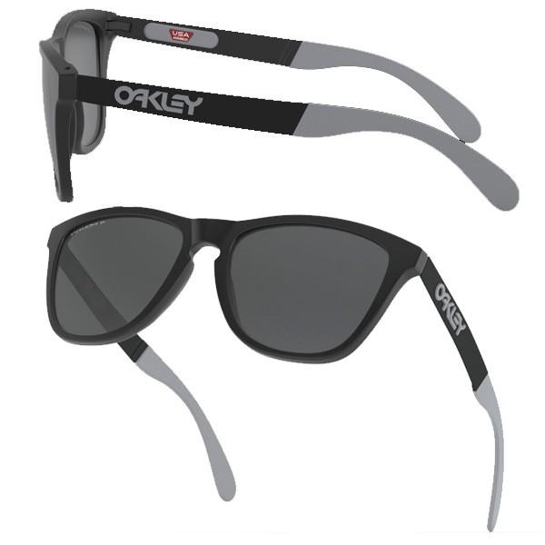 オークリー サングラス フロッグスキンミックス Oakley Frogskins Mix Frogskins Black A フレームmatte Black フレームmatte Ink レンズprizm Black Polarized アジアンフィット 正規品