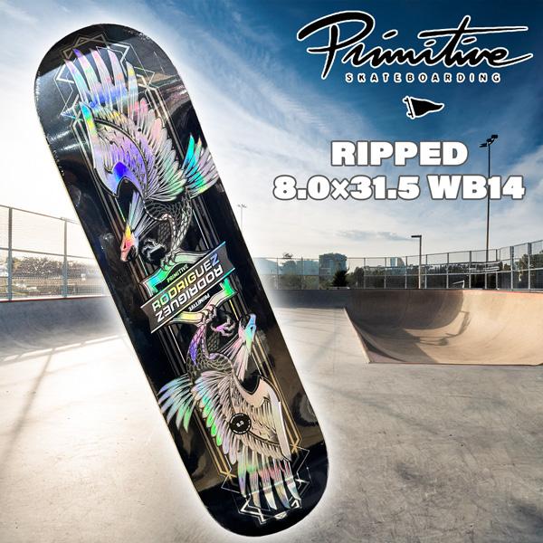 プリミティブ デッキ PRIMITIVE RODRIGUEZ EAGLE DECK BLACK 8.0×31.75