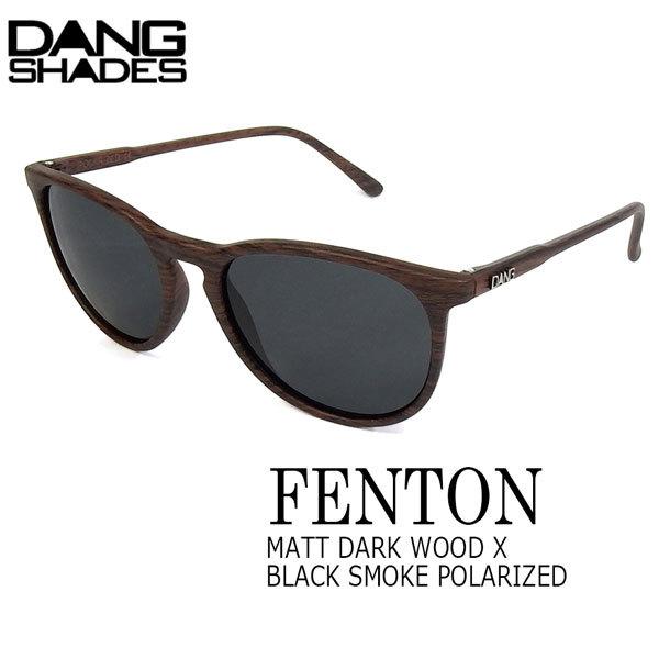 TOX t@bV X|[c DANG SHADE _VFCY FENTON MATT DARK WOOD X BLACK SMOKE POLARIZED@tFg