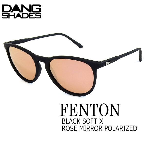TOX t@bV X|[c DANG SHADE _VFCY FENTON BLACK SOFT X ROSE MIRROR POLARIZED tFg