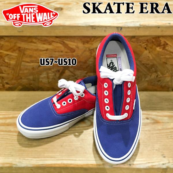 バンズ スケートエラ VANS SKATE ERA BLUE/RED VN000ECR3QG ヴァンズ
