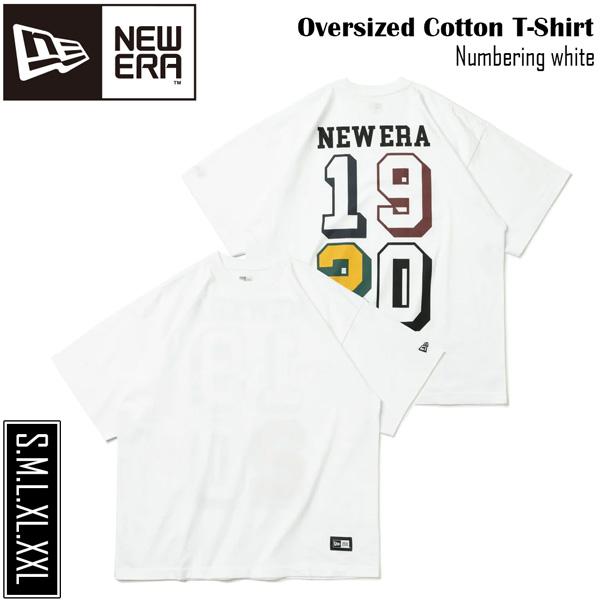 ニューエラ Tシャツ NEW ERA 半袖 オーバーサイズ Tシャツ ホワイト