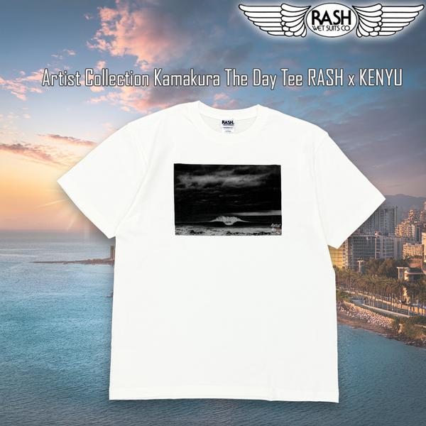 【正規取り扱い店】●BRAND ：RASH(ラッシュ) ●品 番 : 25-RASH-THEDAYTEE●品 名： Artist Collection Kamakura The Day Tee RASH x KENYU●color : ホワ...