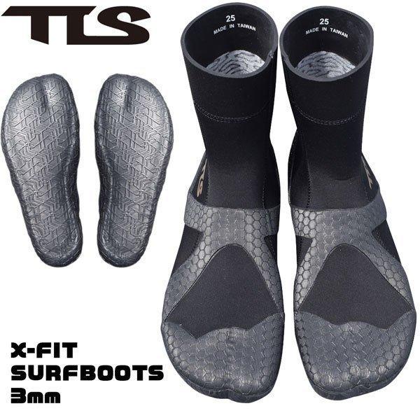 サーフィン ブーツ TOOLS ツールス TLS X-FIT SURFBOOTS 3mm サーフブーツ