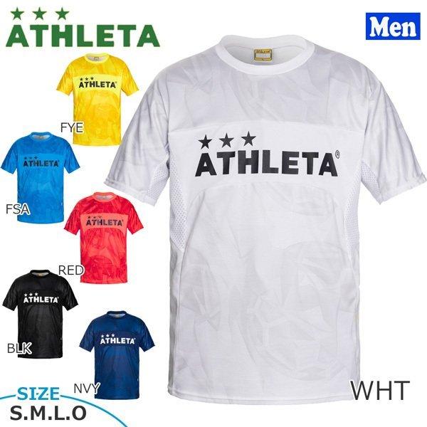 サッカーウェア 半袖 練習着 アスレタ ATHLETA プラクティスシャツ フットサル ath-21ss