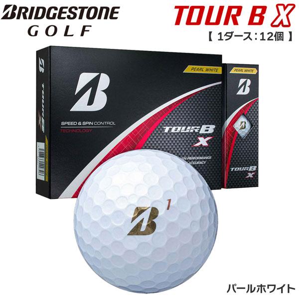 Bridgestone Tour B X ゴルフボール パールホワイト TOUR B X（ホワイト） [1ダース：12個](ホワイト): ボール