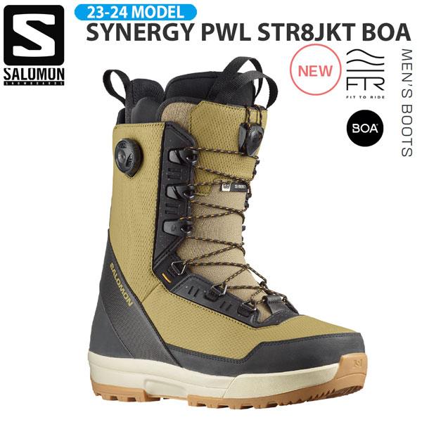 スノーボード ブーツ 靴 23-24 SALOMON サロモン SYNERGY PWL STR8JKT 